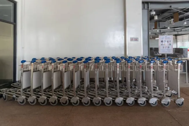 Advertising on trolleys